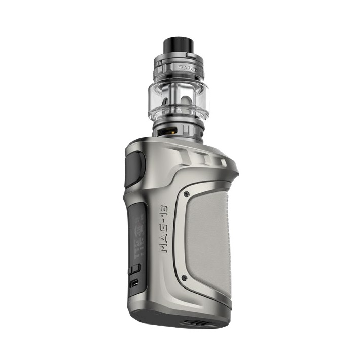 SmokTech MAG-18 Kit, tfv18 tank, tfv18 coils 3pk, dual 18650, dual battery