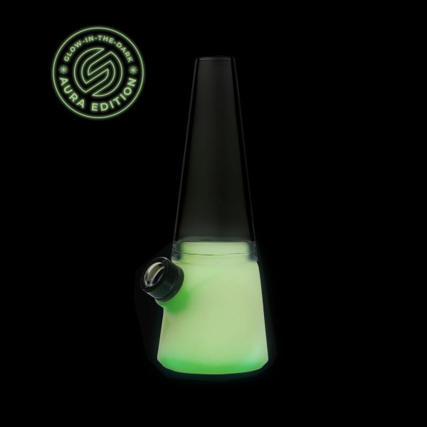 SOFTGLASS Aura Totem Water Pipe (Glow in the Dark)