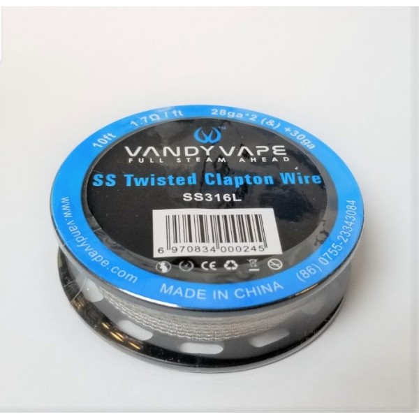 Vandy Vape SS316L Twisted Clapton Wire