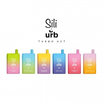 Sili x Urb 6000 Disposable 5% (Display Box of 5) (Master Case of 200)