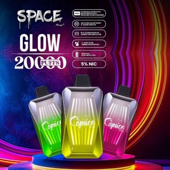 SpaceMax Glow 20000 Disposable 5% (Display Box of 5) (Master Case of 200)