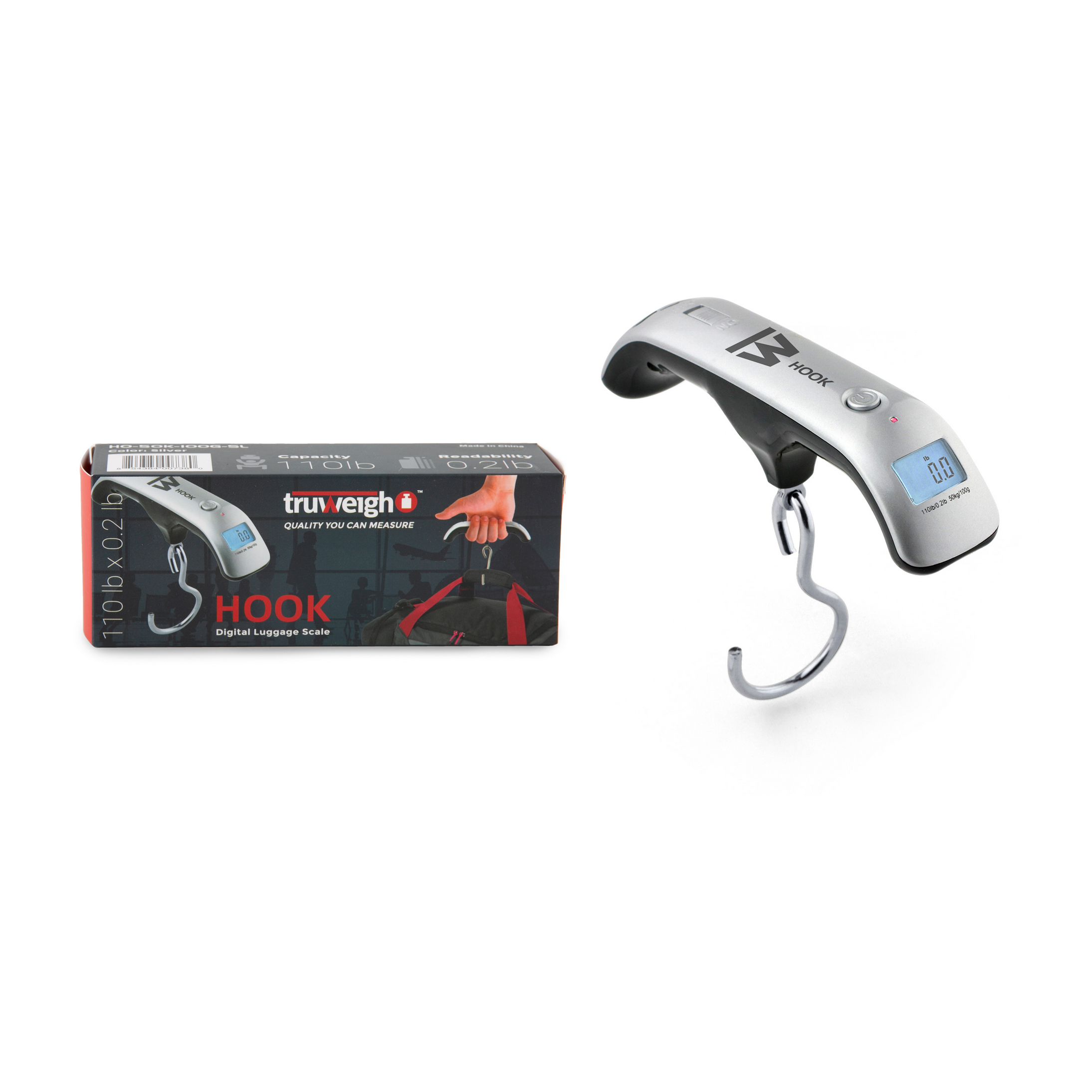 Truweigh Hook Scale, digital luggage scale