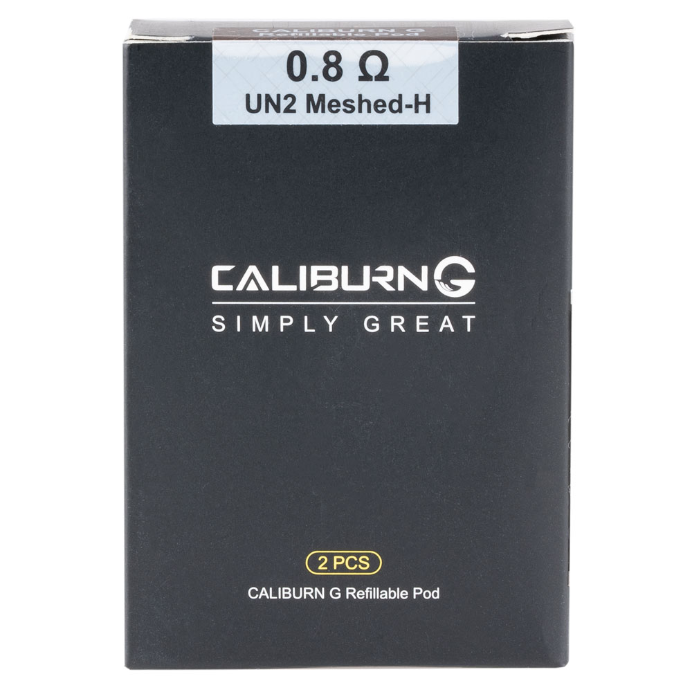 Uwell Caliburn G Cartridges w/ Coil 2pk, caliburn g pod kit