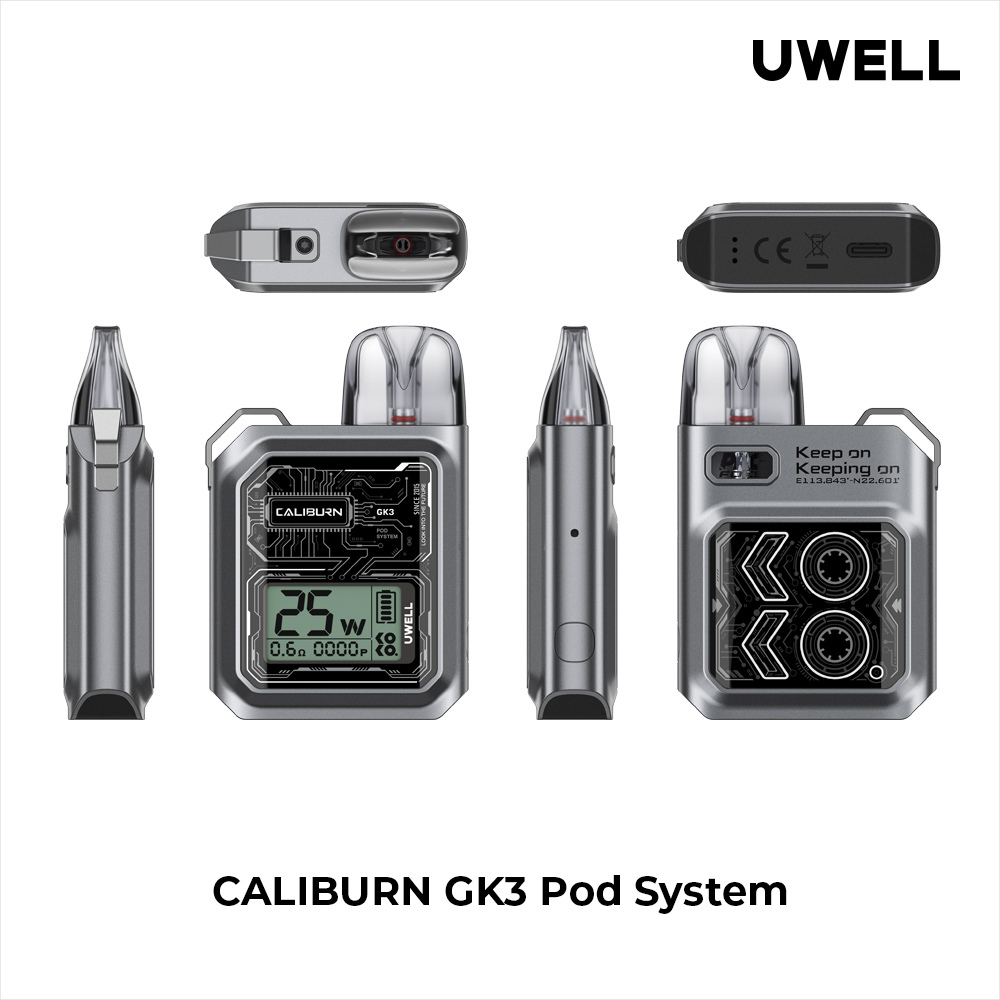 Uwell Caliburn GK3 Pod Kit, caliburn g3 refillable pods