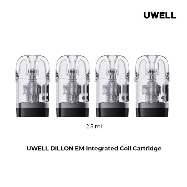 Uwell Dillon EM Integrated Coil Cartridges 4pk