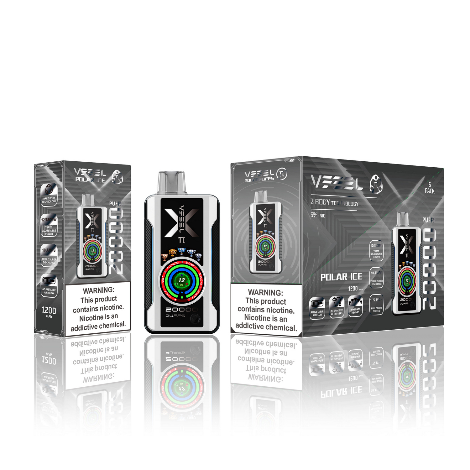 VFEEL Pi 20000 Disposable 5%, vfeel tt 20000