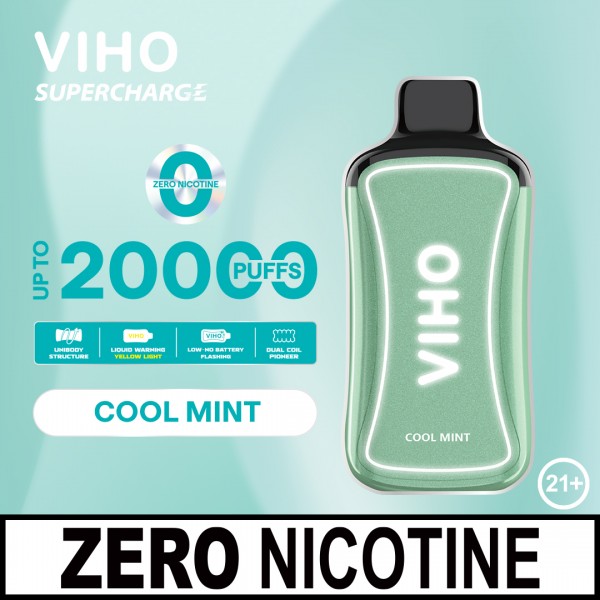 VIHO Supercharge 20K Disposable 0% NICOTINE FREE - Cool Mint