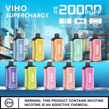 VIHO Supercharge 20K Disposable 5% (Display Box of 5) (Master Case of 200)