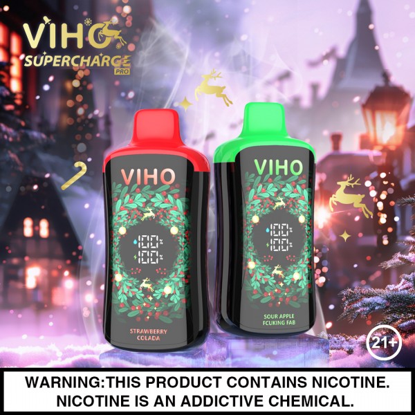 VIHO Supercharge Pro 20K Disposable 5% - Christmas Edition (Display Box of 5) (Master Case of 200)