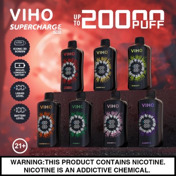 VIHO Supercharge Pro 20K Disposable 5% (Display Box of 5) (Master Case of 200)