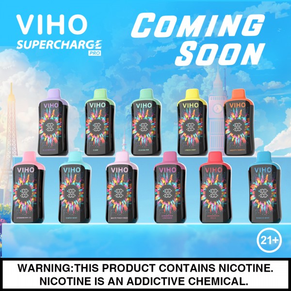 VIHO Supercharge Pro 20K Disposable 5% (Display Box of 5) (Master Case of 200)