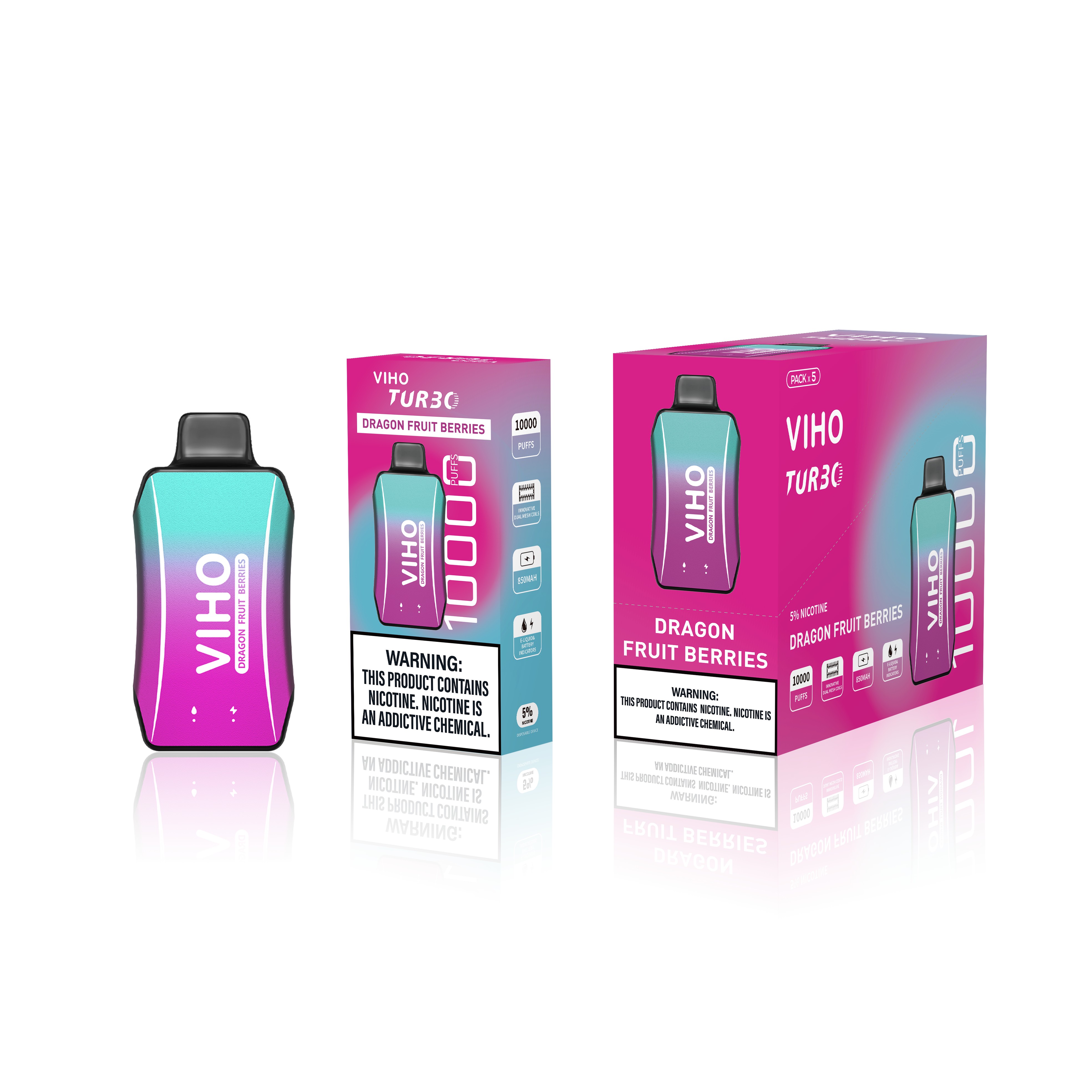 VIHO Turbo 10K Disposable 5% 10000 puff, vihoxmas