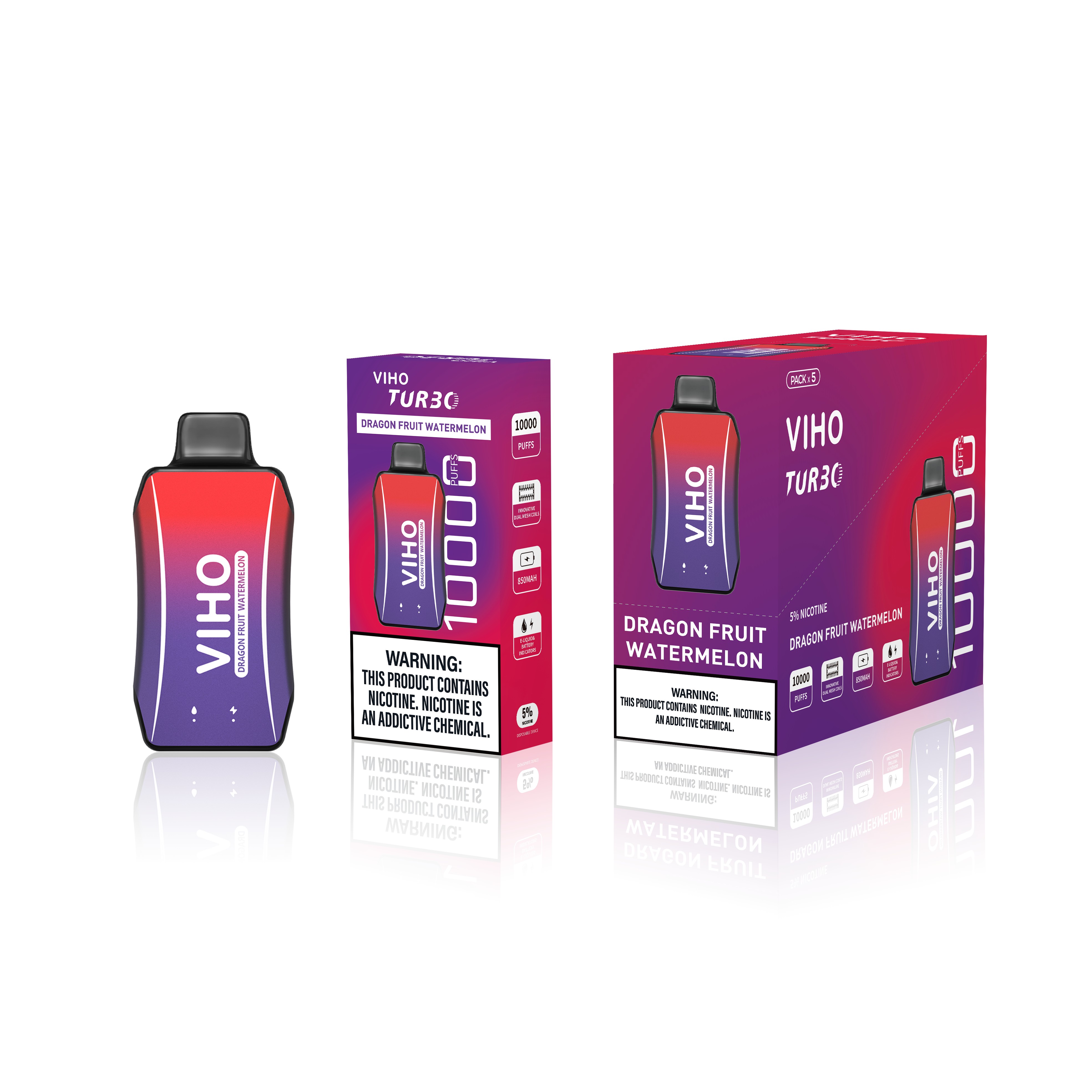 VIHO Turbo 10K Disposable 5% 10000 puff, vihoxmas