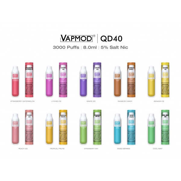 VapMod QD40 Fish Puff Disposable 5%