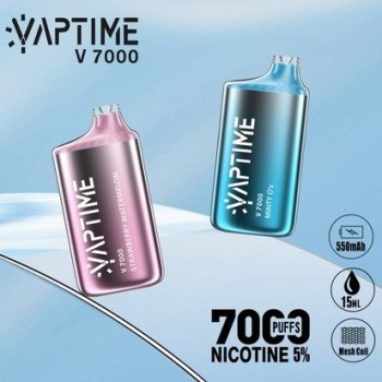 VAPTIME V7000 Disposable 5% (Display Box of 10)