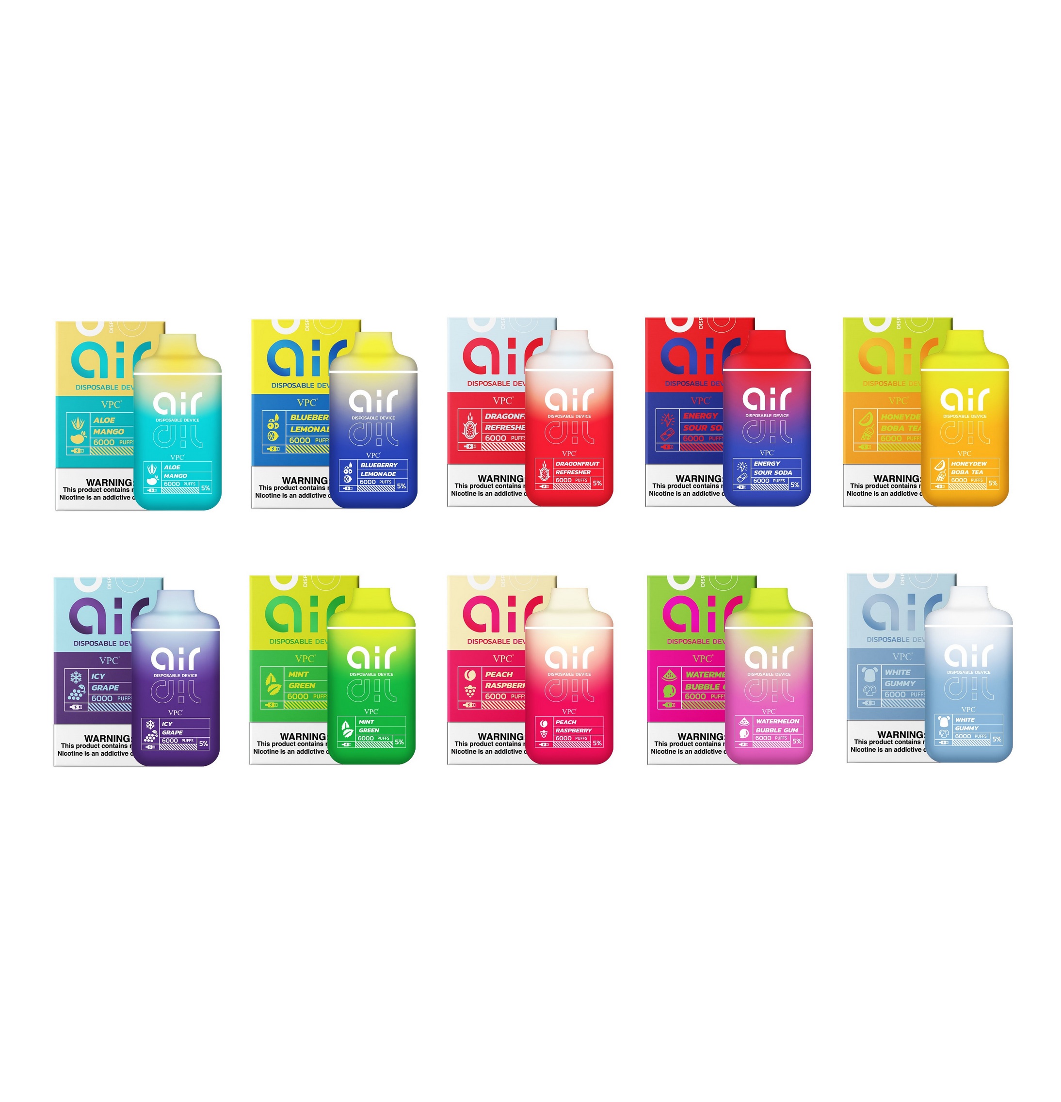 AIR Disposable 5%, air 6000