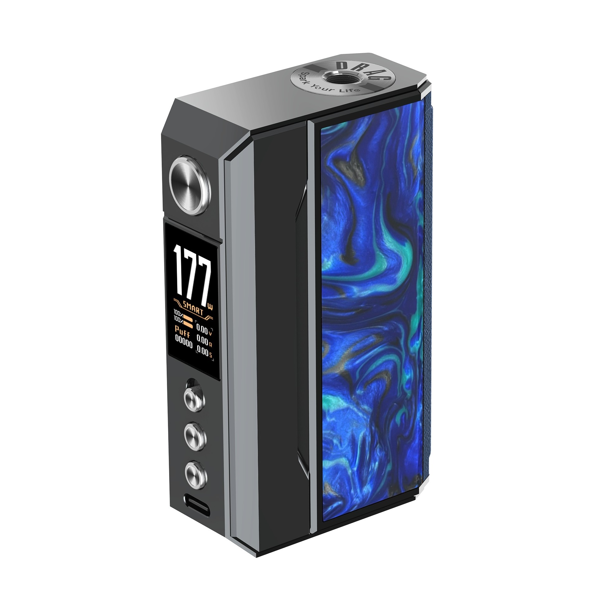 Voopoo Drag 4 Box Mod, Drag 4 Kit, Dual 18650, Dual Battery