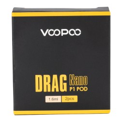 Voopoo Drag Nano P1 Replacement Pods 2 PK