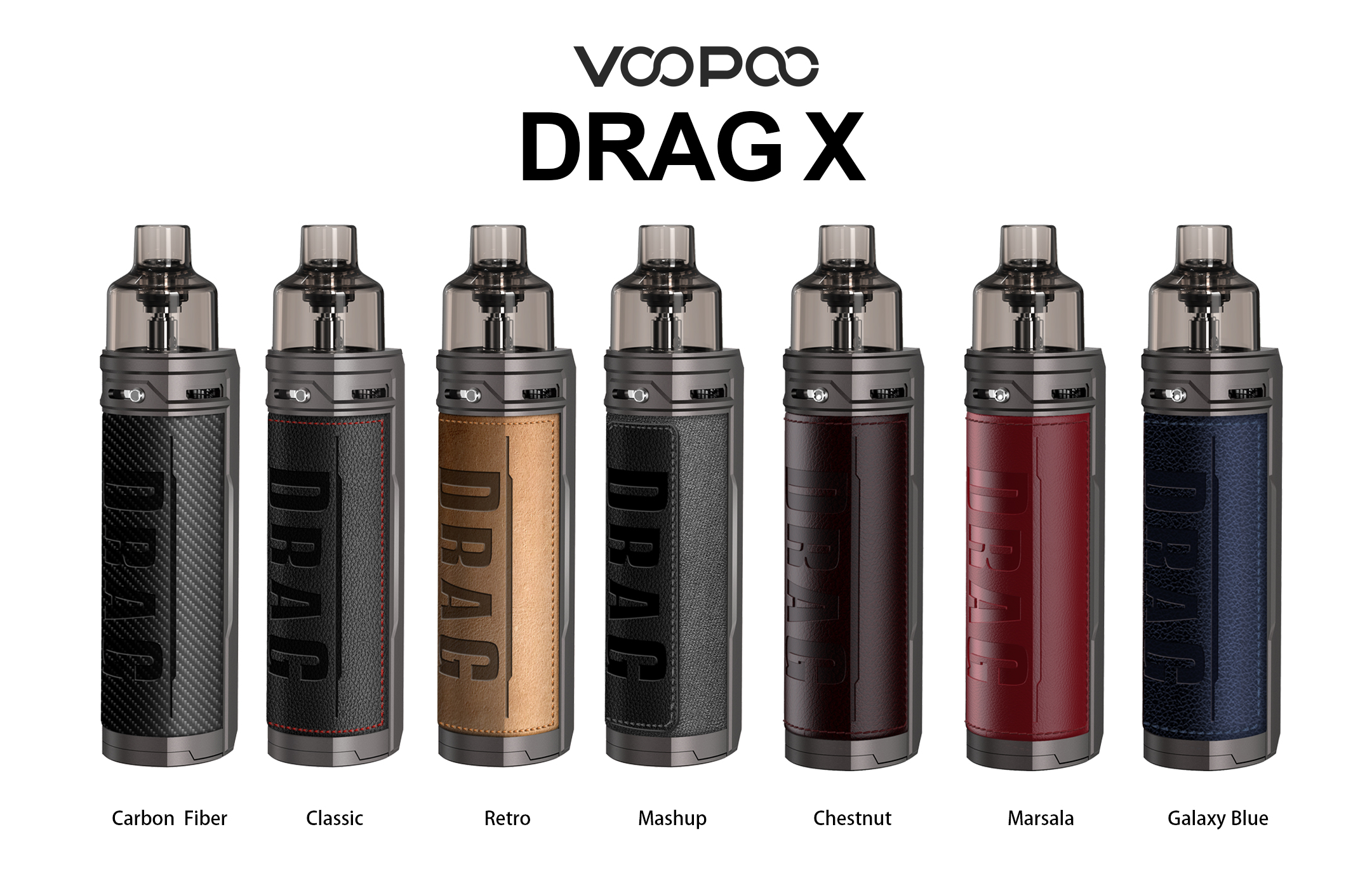 VooPoo DRAG X Mod Pod, drag x kit, pnp 5pk coils, single 18650, single ...