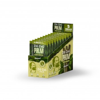 Zig-Zag Palm 5pk King Rolls Natural Display 10CT