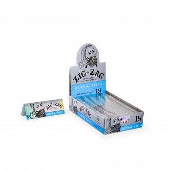 Zig-Zag 1¼ Ultra Thin Rolling Papers Display 24CT