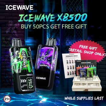 ICEWAVE X8500 Disposable 5% (Display Box of 5) (Master Case of 200)