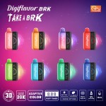 Digi Flavor BRK Pod Disposable 5% (Display Box of 5) (Master Case of 200)