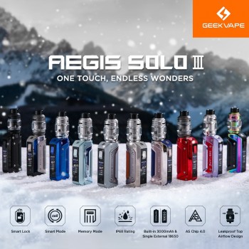 GeekVape Aegis Solo III Kit (Built-In Battery Version)