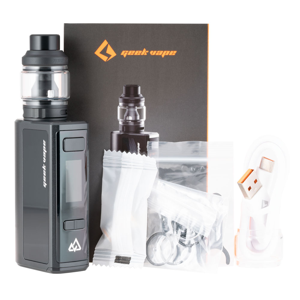 GeekVape Obelisk 200 Kit, z series coils, dual 18650, dual battery