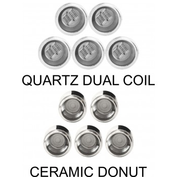 Yocan Evolve Plus Coil Quartz and Ceramic Donut 5 Pack